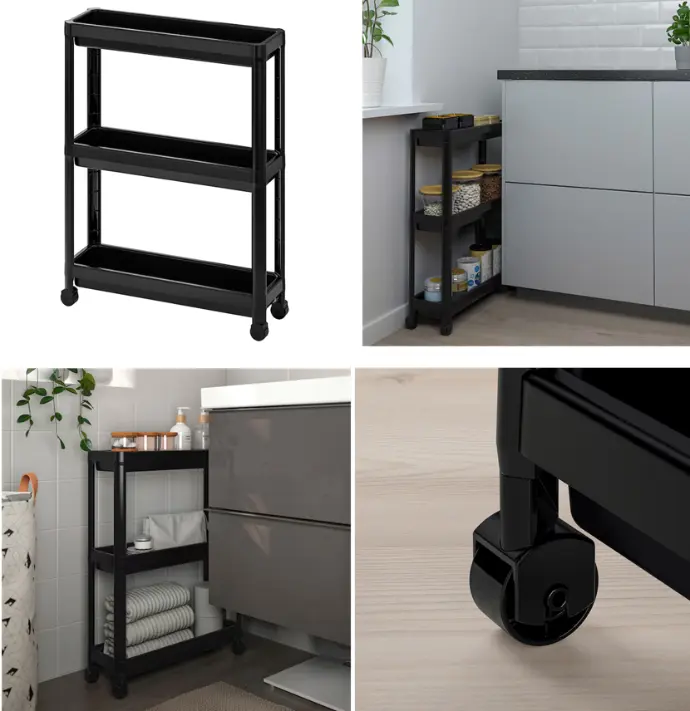 VESKEN Trolley, black