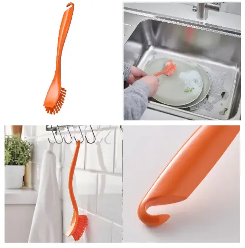 [10022] Dish-washing brush ORANGE